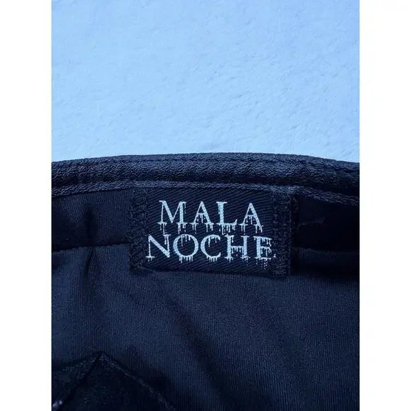Mala Noche Celestial Skirt Jet Black Dark Academia Indie Sleaze Boutique 26